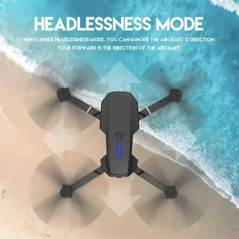 Elite E88 2024 RC Drone – 4K Ultra HD Camera | Foldable and Portable | Altitude Hold | Perfect Gift for Adults and Children