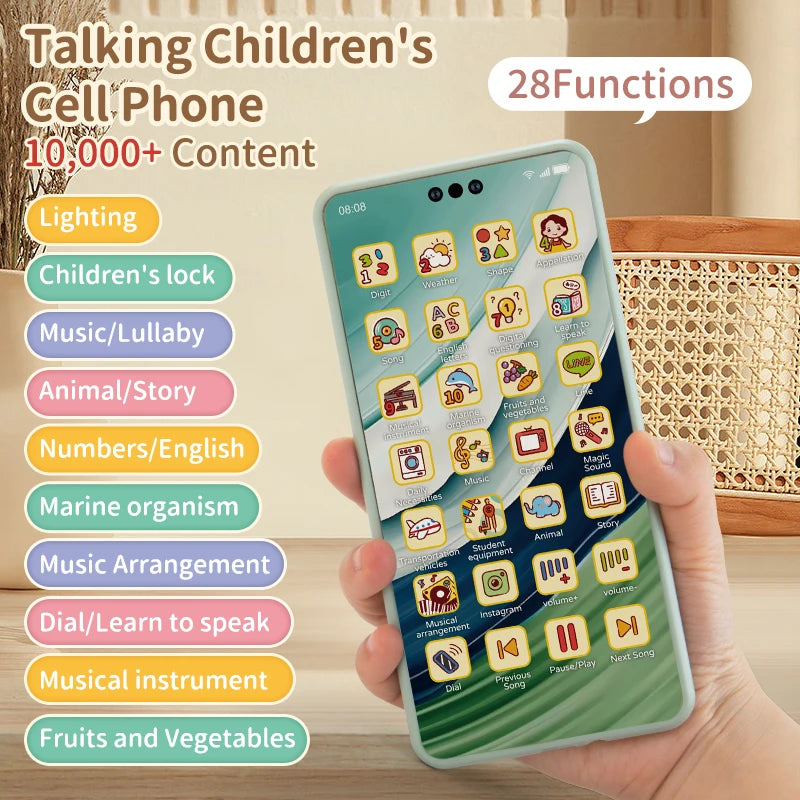 Jouet téléphone portable jouets éducatifs téléphone portable bébé enfant jouet éducatif téléphone modèle de téléphone portable jouet pour enfants anniversaire cadeau de noël