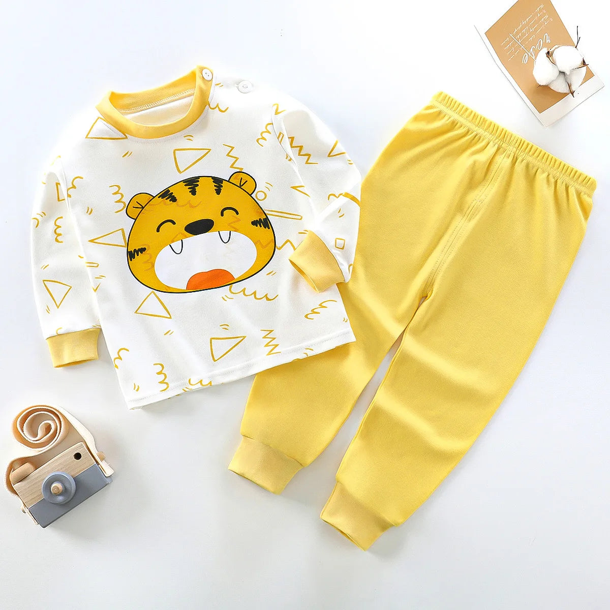Vêtements pour enfants ensembles pour enfants vêtements pour enfants garçons filles coton automne hiver vêtements pantalons vêtements de nuit sous-vêtements