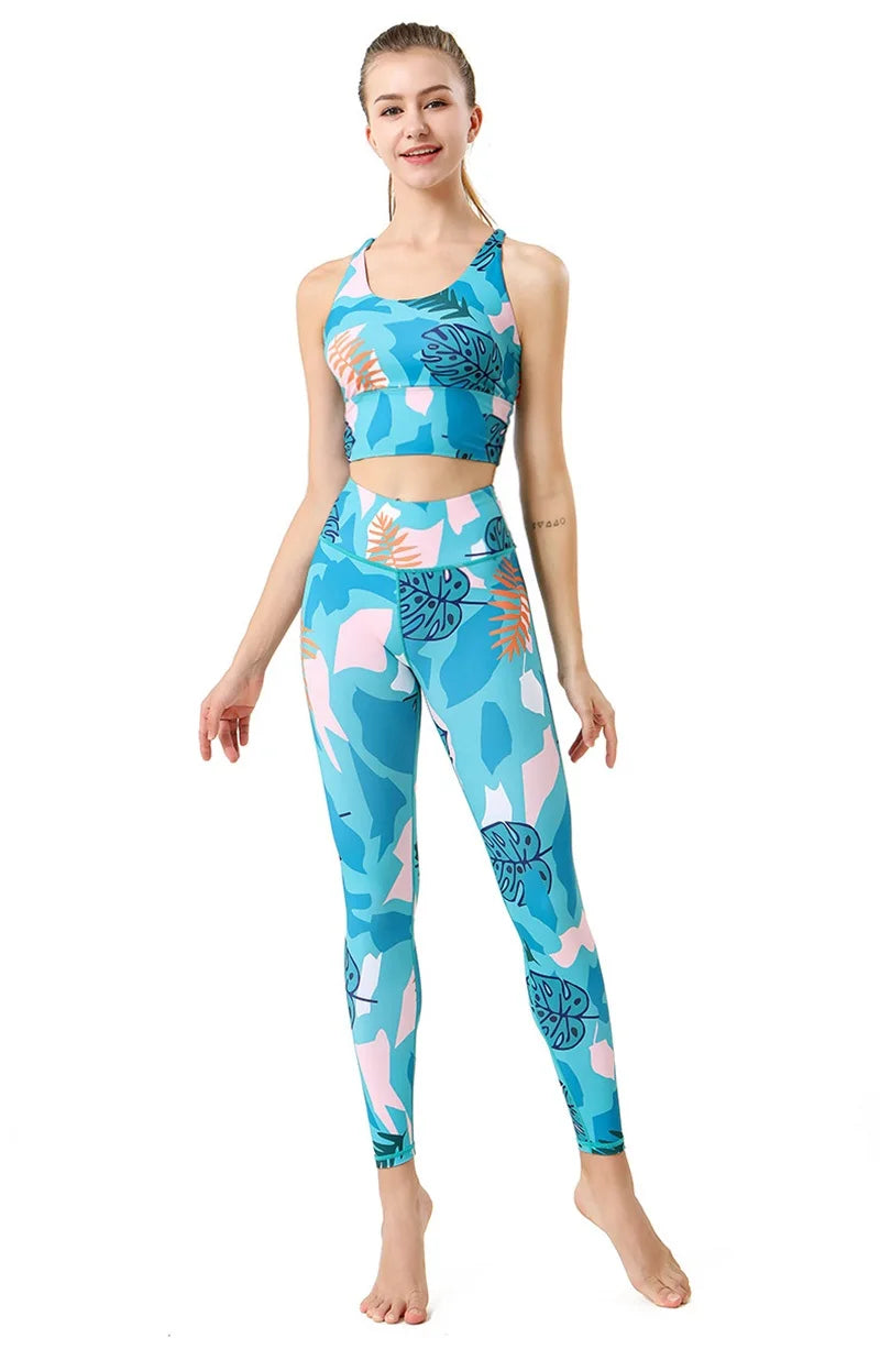 Cloud Hide – ensemble de Yoga Camouflage, vêtements de sport pour femmes, pantalons d'entraînement, Leggings, haut, soutien-gorge, chemise, costume de Fitness, S-XXL