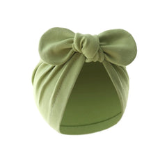 Bébé filles garçons chapeau mignon fleur noeud oreilles de lapin chapeau coton nouveau-né bonnet casquettes pour enfants enfant en bas âge infantile cheveux accessoires