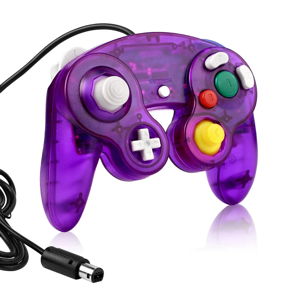 Joystick portatif filaire pour contrôleur NGC, pour nintendo pour manettes Gamecube, accessoires de jeu, livraison directe