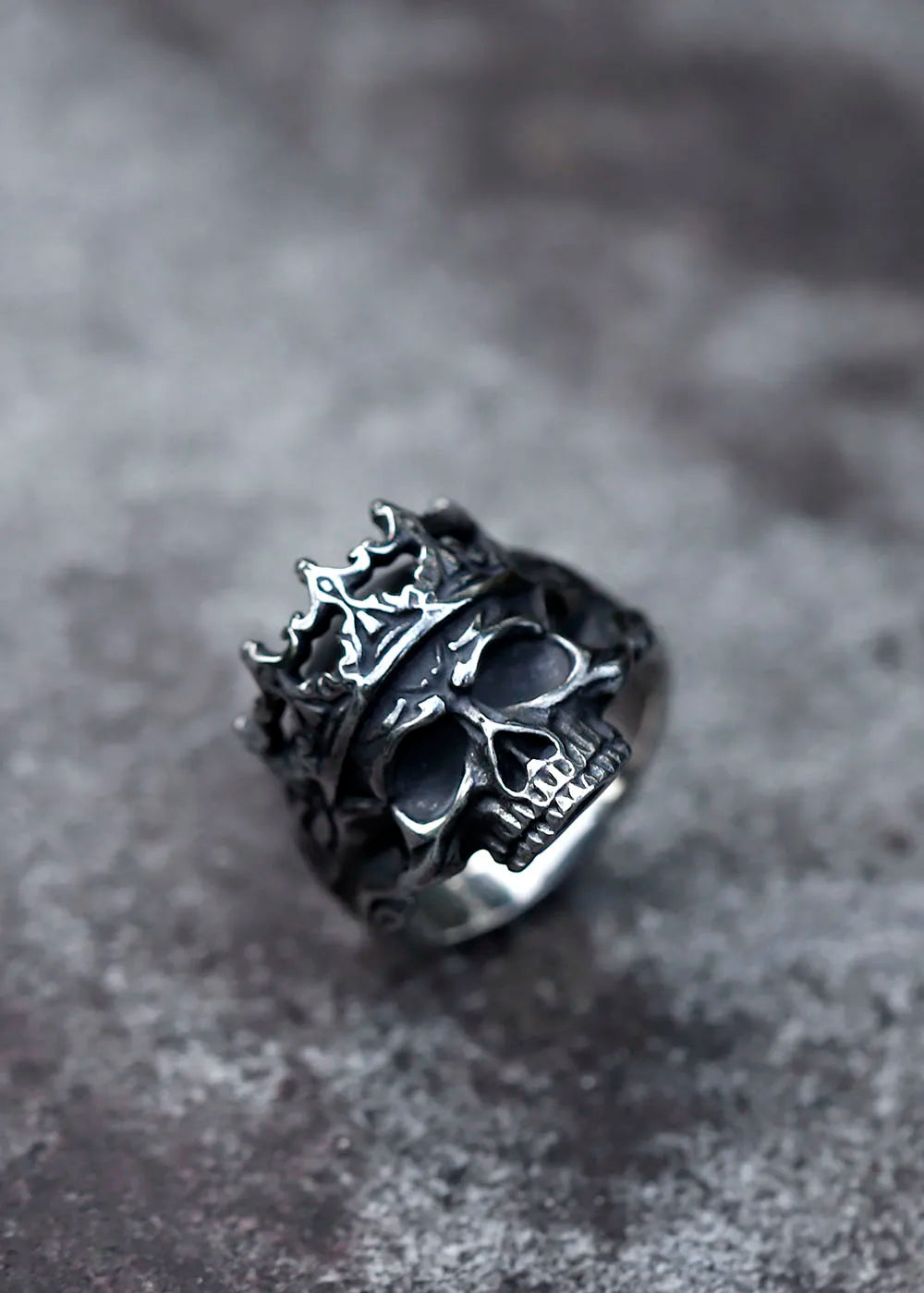 Bagues en acier inoxydable 316L pour hommes, Vintage, Halloween, gothique, crâne de Calvarium, punk, bijoux à la mode, livraison gratuite, nouvelle collection 2022