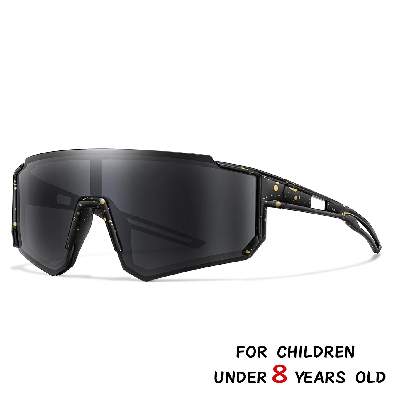 Lunettes de soleil de baseball pour enfants de 3 à 8 ans, lunettes de vélo d'extérieur pour garçons et filles, lunettes de sport pour jeunes, lunettes de camping pour enfants, lunettes de vélo VTT, UV400
