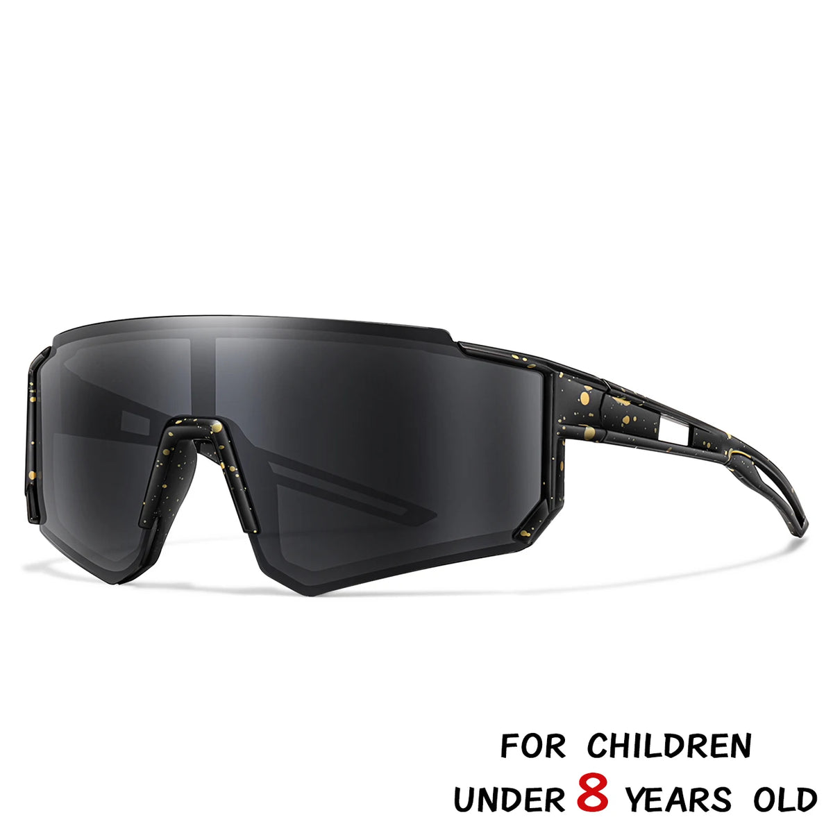 Lunettes de soleil de baseball pour enfants de 3 à 8 ans, lunettes de vélo d'extérieur pour garçons et filles, lunettes de sport pour jeunes, lunettes de camping pour enfants, lunettes de vélo VTT, UV400