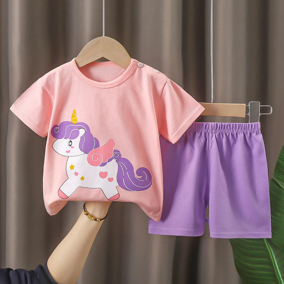 Mode bébé filles vêtements été bébé filles ensembles mignon filles T-shirt + Shorts ensembles enfant en bas âge vêtements bébé filles vêtements