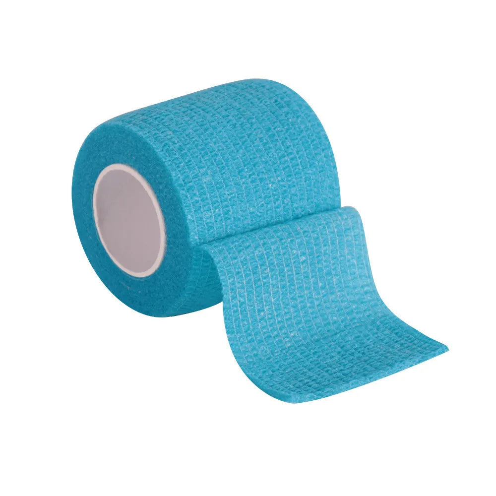 Bandage médical en gaze, 1 rouleau de 2.5/5/10cm x 4.5m, bandes élastiques respirantes auto-adhésives pour le sport, fixation des doigts, des poignets et des jambes