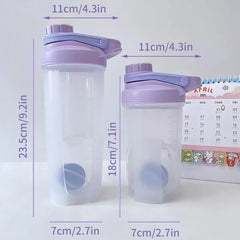 Sanrio – bouteille Shaker de Sport, bouteille de mélange de protéines de lactosérum et de poudre, bouteille de boisson en plastique Portable pour l'extérieur, Fitness, gymnastique