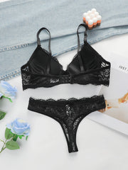 Soutien-gorge et sous-vêtements deux pièces Push Up en dentelle pour femmes, Simple et Sexy, de haute qualité, A3107