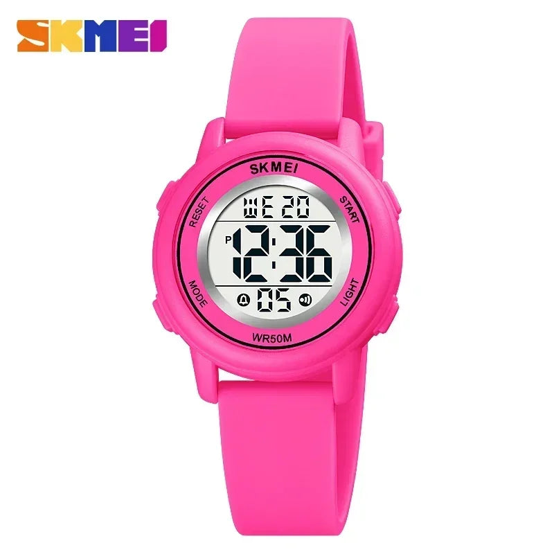 SKMEI 1721 étanche alarme enfant montres montre enfant garçons filles Sport enfants montre coloré Led enfants montres numériques