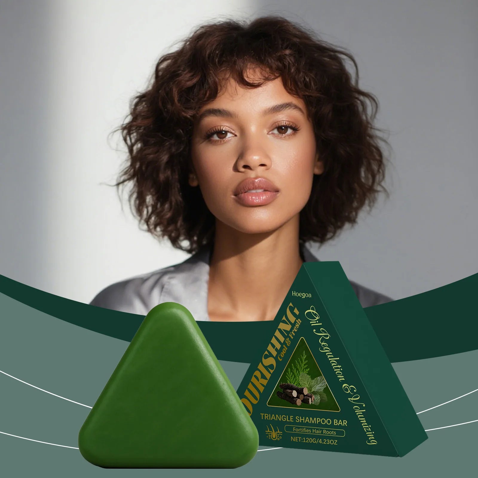 Shampoing Anti-chute de cheveux, barre de nettoyage du cuir chevelu, huile de contrôle épaisse, pellicole, réduit la cascade, savon de soin volumisant solide fait à la main