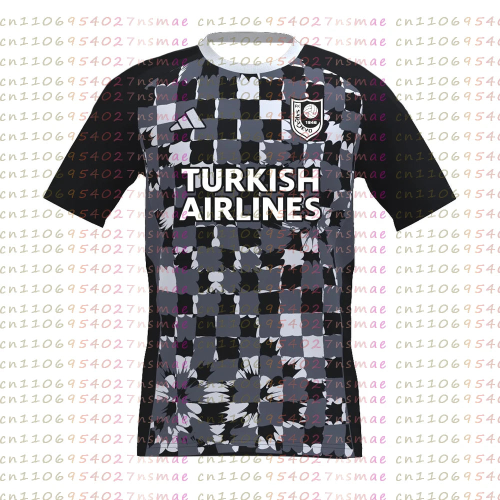 Maillot de football FK Sarajevo 2026 pour homme, tenue parent-enfant, respirant, séchage rapide, vêtements de sport Bosnie-Herzégovine