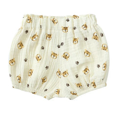 Short d'été en coton et lin pour bébé, vêtements de salon respirants pour enfants de 3 à 6 ans, pantalons coréens mignons en PP, pour garçons et filles, 2025