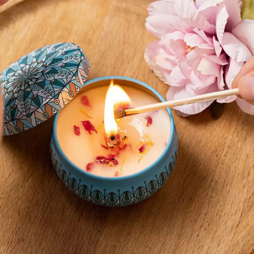 Bougies d'aromathérapie séchées sans fumée |   Utilisé pour les baignoires et le yoga |   Cadeaux de gratitude pour Noël, anniversaires et fête des mères