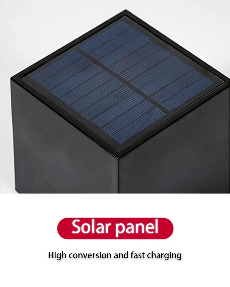Applique Murale Solaire à LED avec Capteur de Soleil, Imperméable Conforme à la Norme IP65, Luminaire Décoratif d'Extérieur, Idéal pour un Jardin, une Cour, un délégations ou une Clôture