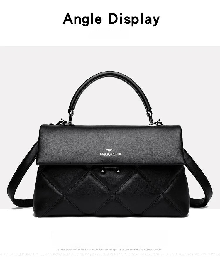 Sac pour femmes nouvelle tendance sacs à main coréens concepteur de luxe marque dames sacs à bandoulière en cuir souple mode polyvalent sacs à bandoulière
