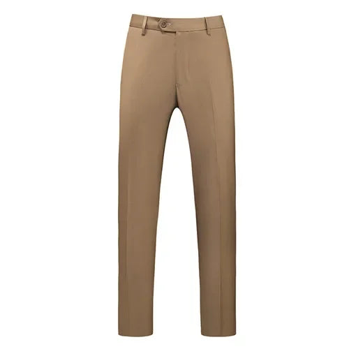 Pantalons formels hommes 2024 nouveau élégant homme bureau travail pantalon décontracté élastique coton pantalon hommes 17 couleurs pantalons Hombre