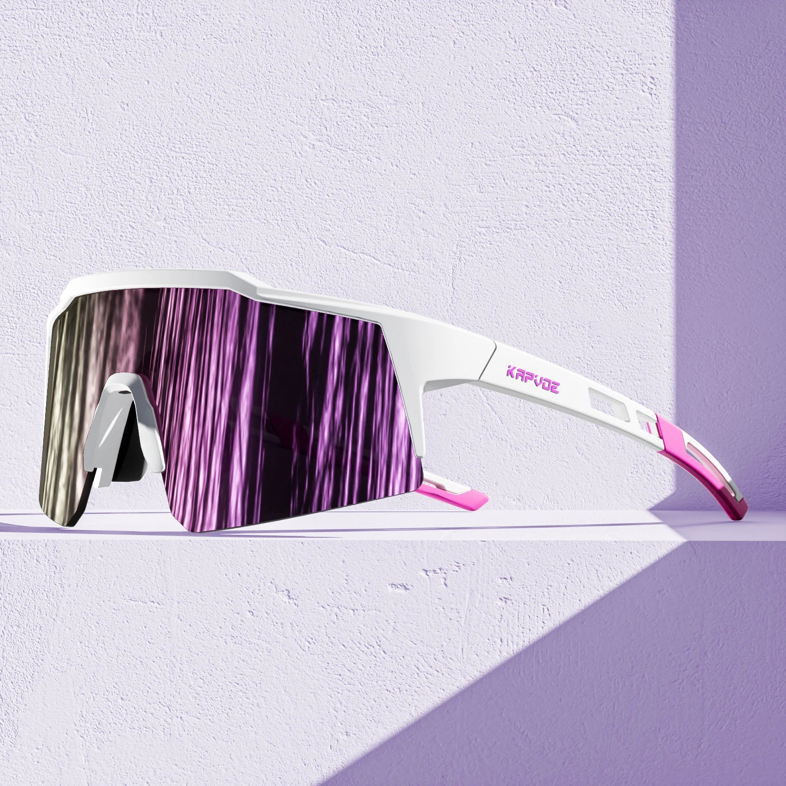 Kapvoe-Lunettes de soleil photochromiques pour enfants, lunettes de vélo de sport, lunettes de vélo d'extérieur pour garçons et filles, lunettes pour adolescents, UV400