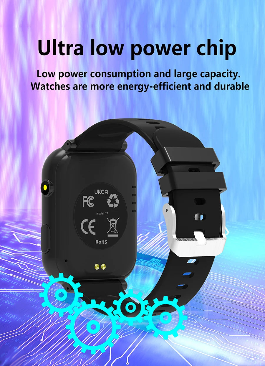 Nouveaux enfants Smartwatch jeux HD caméra frontale surveillance du sommeil lampe de poche électronique écran tactile alarme calculatrice cadeau garçons filles