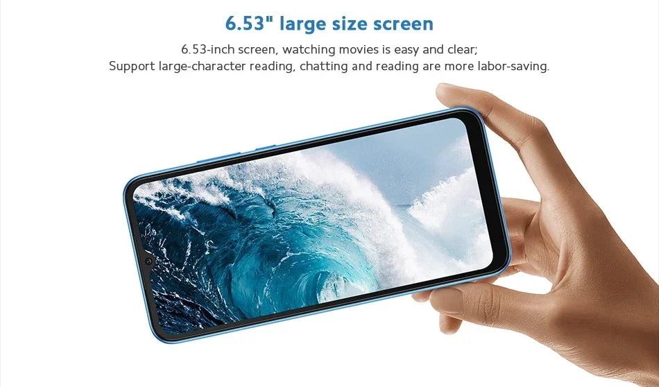 Smartphone 10A 6GB 128GB Original Xiaomi Redmi Global 6.53 'écran HD Helio G25 Octa Core 13MP empreinte digitale 5000mAh téléphone utilisé