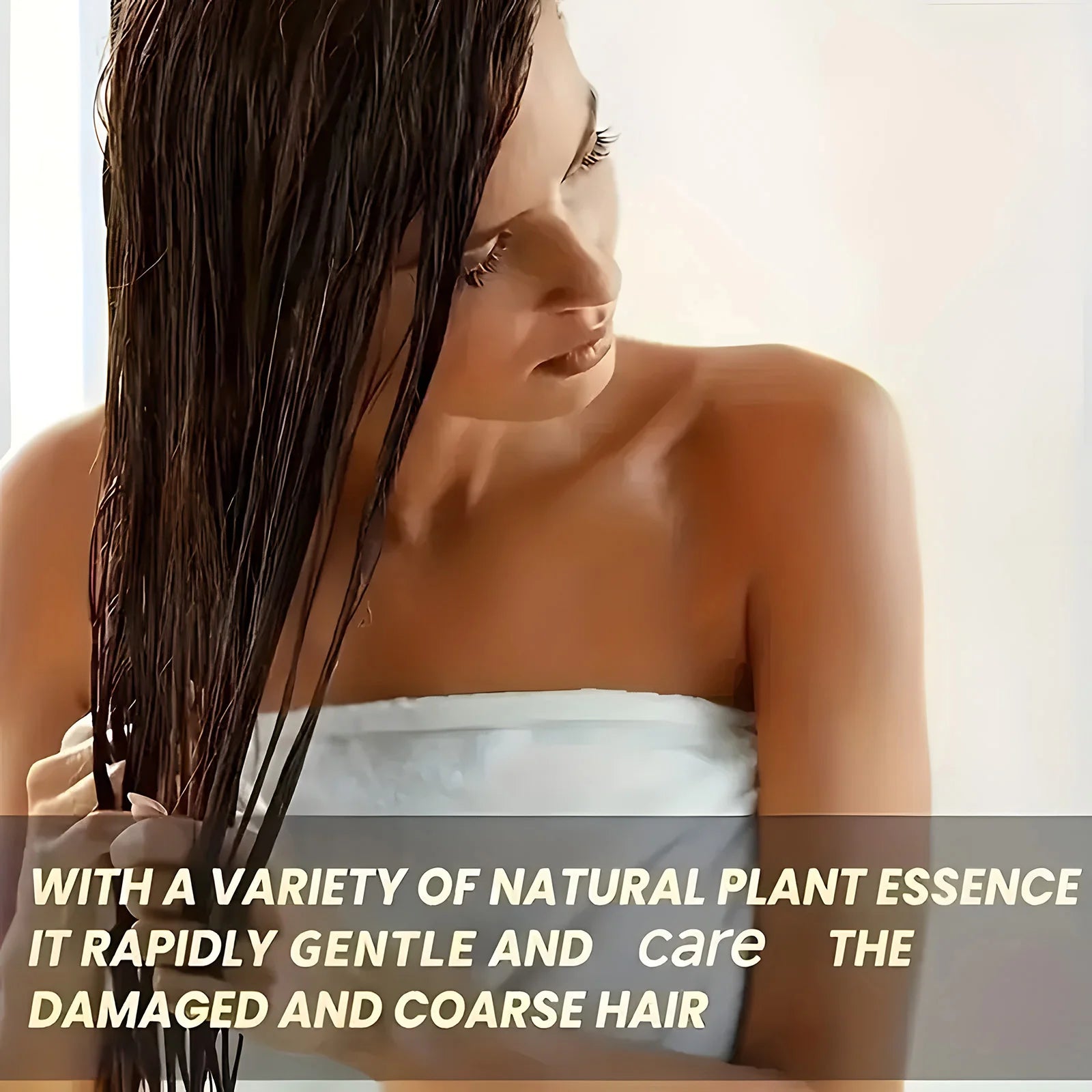 Après-shampooing sans lavage, racine pénétrante pour cheveux sains, lissage des cheveux, adapté à tous les types de cheveux