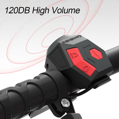 Klaxon électronique de vélo, sonnette Rechargeable par USB pour guidon de vélo, anneau d'alarme de cyclisme, klaxon fort de 120db, cloche antivol pour scooter
