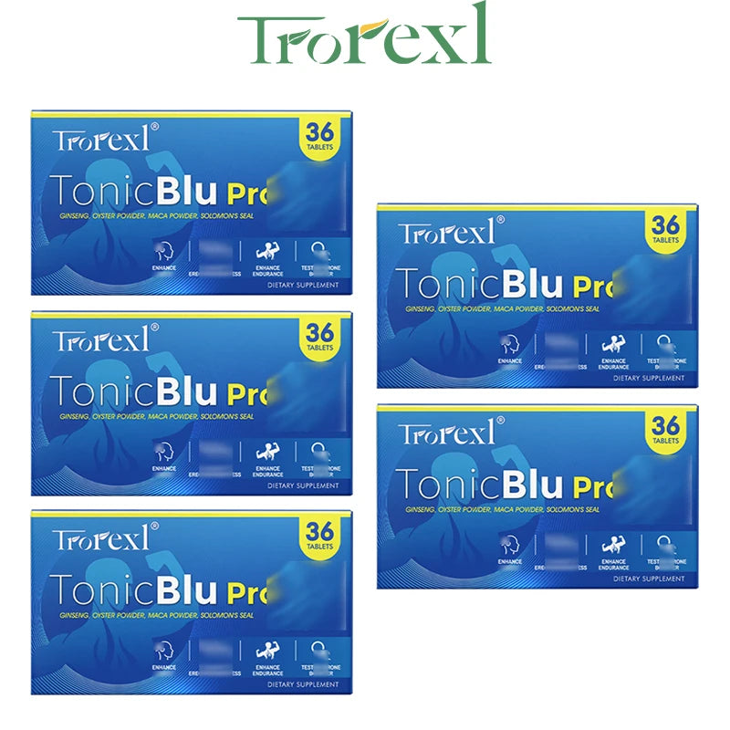 Pilules bleues naturelles d'huître et de Ginseng, supplément d'amélioration masculin, soutient l'énergie et l'endurance, 36 à 360 comprimés