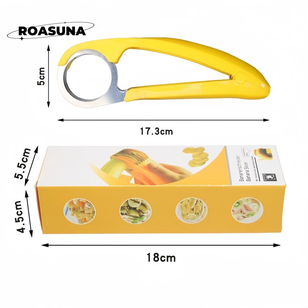Coupeur de fruits en plastique écologique, outil de cuisine de qualité supérieure, idéal pour trancher, couper les concombres et plus encore