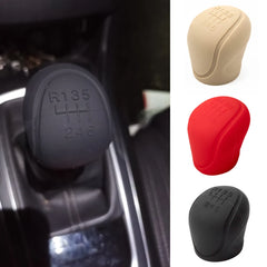 Couvercle de pommeau de levier de vitesse en Silicone pour voiture, poignée antidérapante, housses de protection manuelles à 6 vitesses, accessoires d'intérieur de voiture