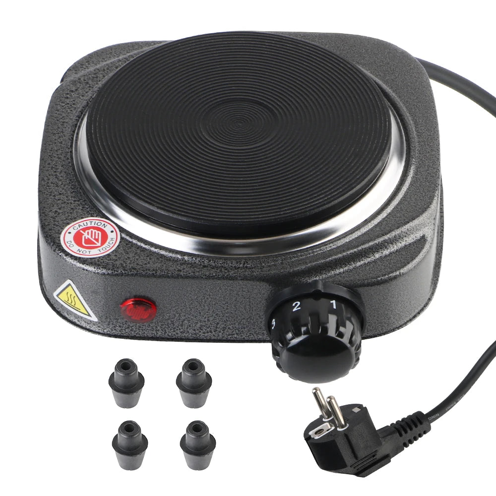 Mini cuisinière électrique multifonctionnelle, appareil de cuisine, cuisinière, plaque chauffante, lait, eau, café, four chauffant, 500W, 220V