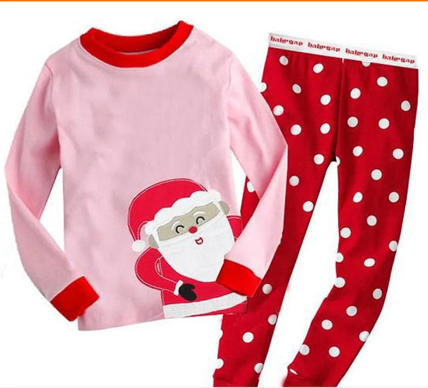 Ensemble haut et pantalon imprimés de noël pour enfants, vêtements pour garçons et filles, vêtements de maison pour fête de noël, ensembles mignons pour enfants, Costumes de Cosplay