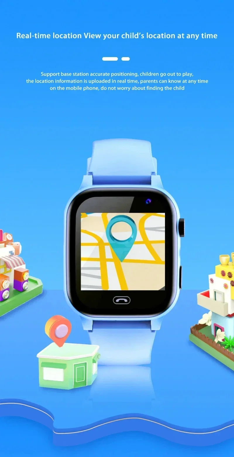 Xiaomi enfants 4G montre intelligente GPS localisation appel vidéo carte Sim SOS enfant montre intelligente caméra étanche mise à niveau montre pour garçons filles