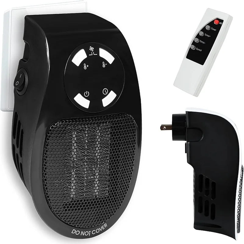 Chauffage électrique à prise murale, économe en énergie, faible bruit, radiateurs portables pour usage intérieur, pièce, cuillère à soupe