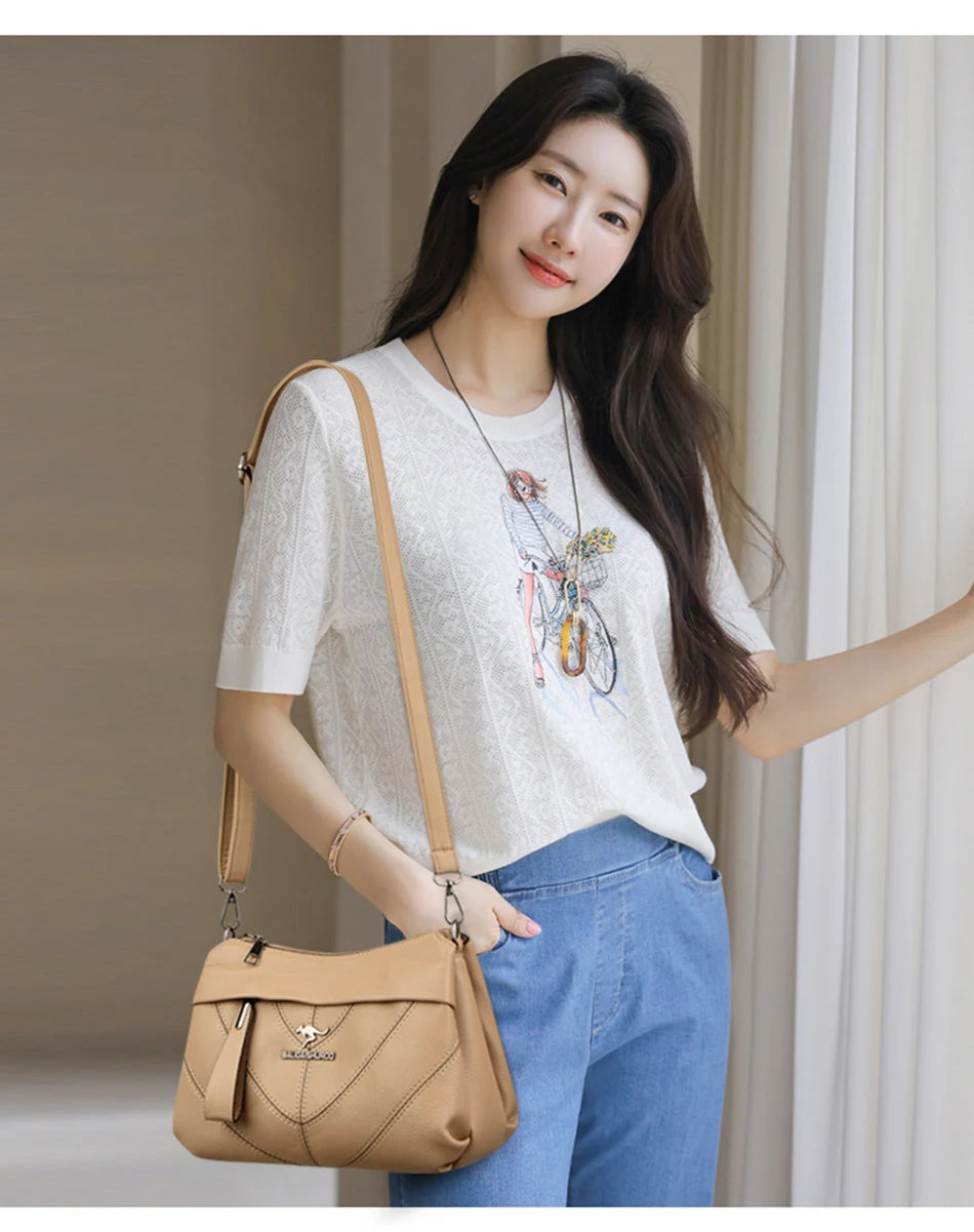 Haute qualité femmes Sac à bandoulière en cuir sacs à Main de luxe femmes sacs concepteur épaule sacs à bandoulière pour femmes Sac A Main 2025