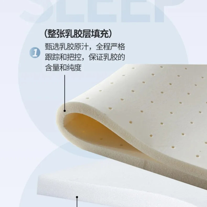 Matelas de lit Tatami pliable en Latex tricoté de qualité supérieure, pour dortoir d'étudiants, chambre à coucher, tapis de protection pour la maison