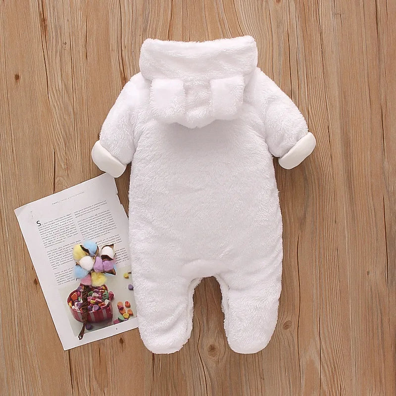 Vêtements d'escalade en peluche pour bébé de 0 à 2 ans, chauds et épais, en coton, avec chien et lapin, dessin animé, nouvelle collection automne et hiver