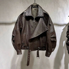 Vestes d'hiver pour femmes, marron, couleur unie, Design à revers français, manches longues, vestes décontractées intelligentes, basiques quotidiennes, 2025