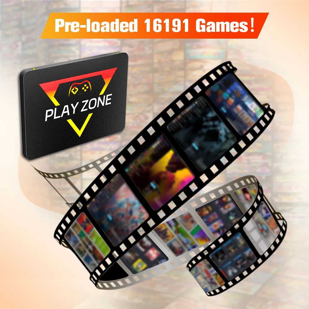 Play Zone 1T jeu SSD pour PS5/PS4/PS3/PS2/Switch/Xbox/WIIU 80 + émulateurs boîte de lancement & Retrobat & Playnite 16191 jeux pour PC/ordinateur portable