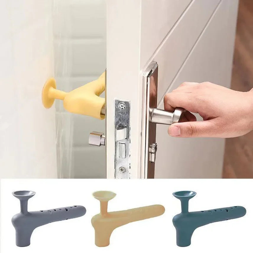 Butoir de porte poignée de porte protecteur poignées de porte étui Silicone bouton de porte couverture sécurité enfant bébé pare-chocs accessoires pour la maison