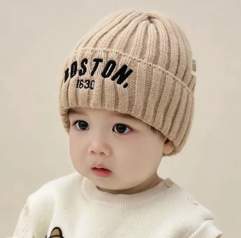 Chapeau de Protection en Laine pour Bébé, Épais et Chaud, Version Coréenne, Cadeau d'Hiver pour Enfant