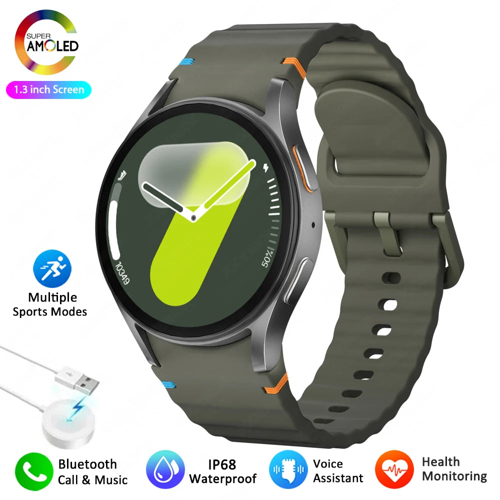 2025 nouvelle montre intelligente 7 Mini femmes GPS mouvement piste NFC AMOLED affichage boussole jeux de fréquence cardiaque Bluetooth appel montre étanche