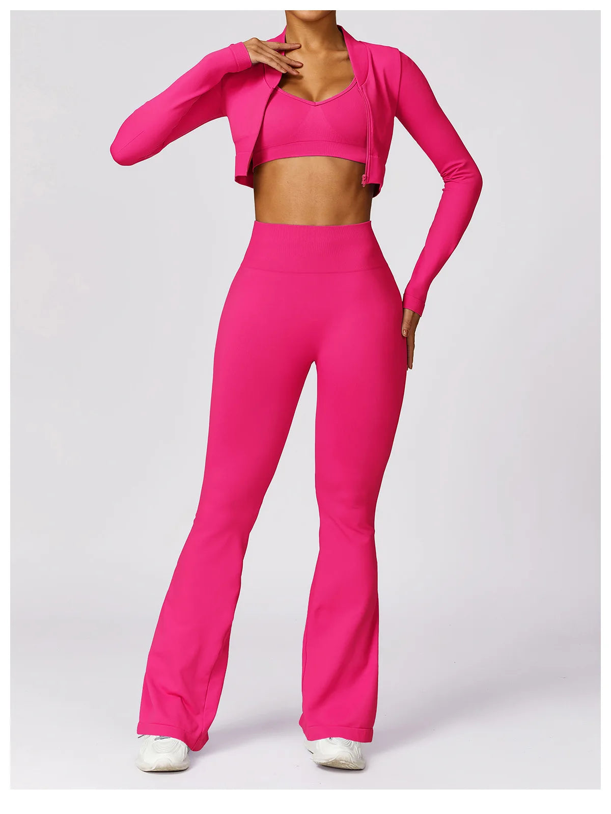 Leggings évasés sans couture pour femmes, pantalons évasés, pantalons de yoga, taille haute, pantalons à jambes larges, pantalons de sport évasés, vêtements de danse, entraînement de gym, fitness
