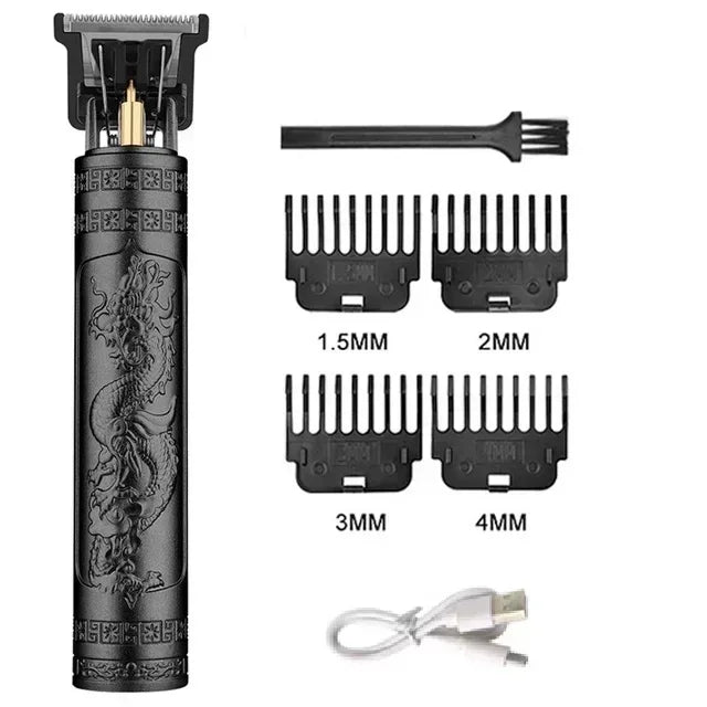 Tondeuse à cheveux électrique T9 pour hommes, tondeuse à barbe, tondeuse à cheveux Linge, machine de découpe de cheveux, barbier professionnel, rasoir