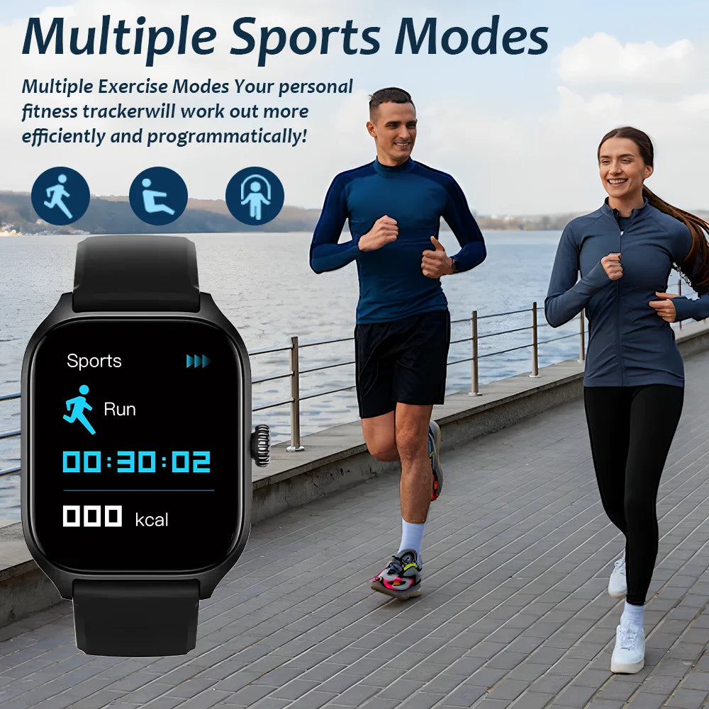 H9 nouvelle montre intelligente 2.01 pouces HD affichage réponse faire appel Message vue Modes de Sport bricolage cadran prévisions météorologiques pour hommes femmes
