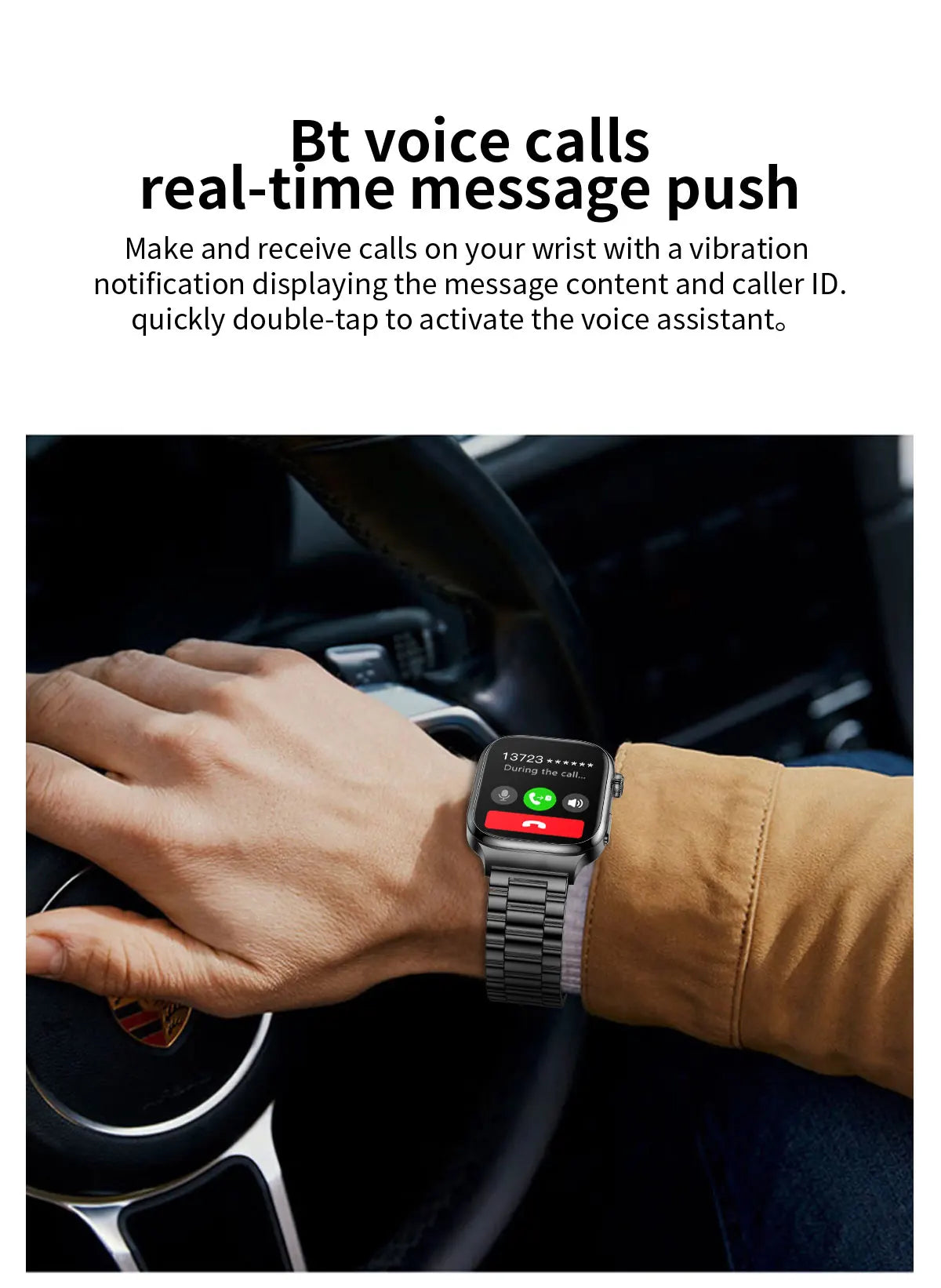 2025 nouvelle montre intelligente 2.04 pouces écran acide urique lipides sanguins composition corporelle cinq détecteurs 650mAh sport HD appel montre intelligente