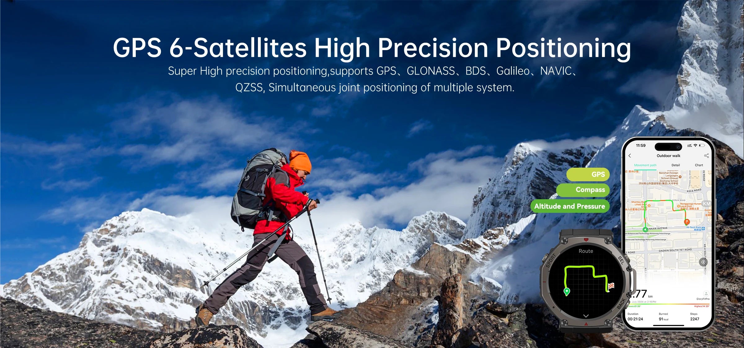 T-rex 3 Ultra GPS montre intelligente 5 ATM étanche intégré double bande GNSS boussole militaire 170 + Sport Smartwatch hommes 2025 nouvelle montre