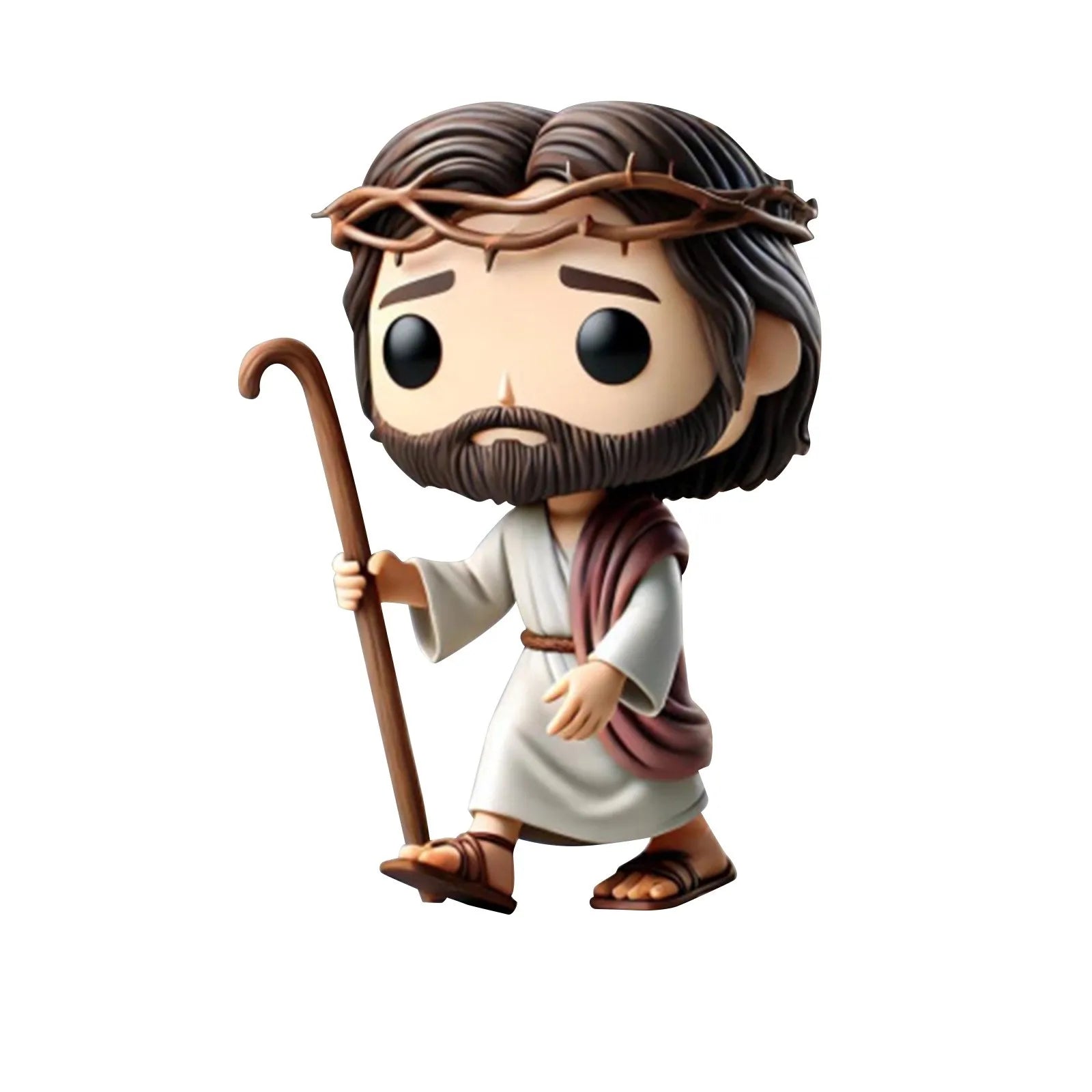 Easter statue in the shape of Jesus, cute new doll, handmade decoration, creative resin decoration for bedroom, home decor, handcrafted gifts for fans