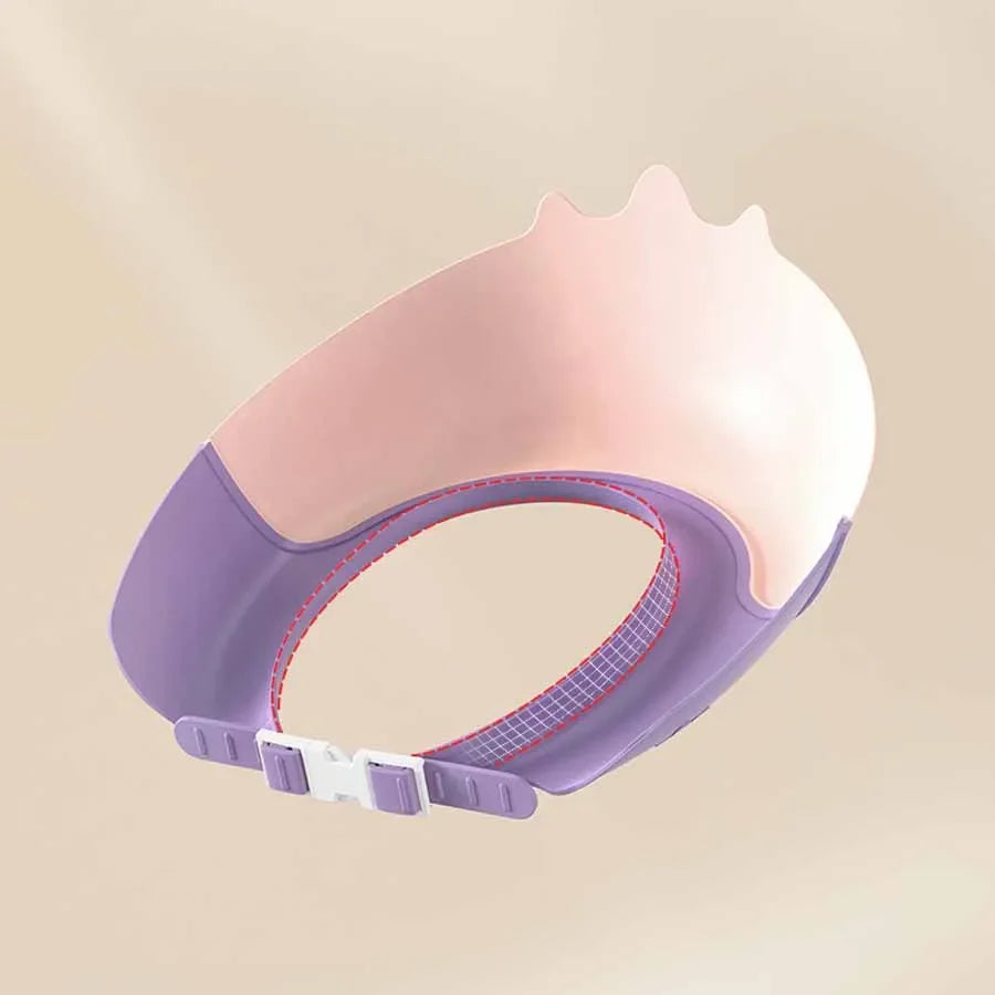 Chapeau de shampoing de douche imperméable pour enfants, chapeau de lavage de cheveux doux et réglable pour enfants, Protection sûre des oreilles et des yeux, bonnet de shampoing pour bébé