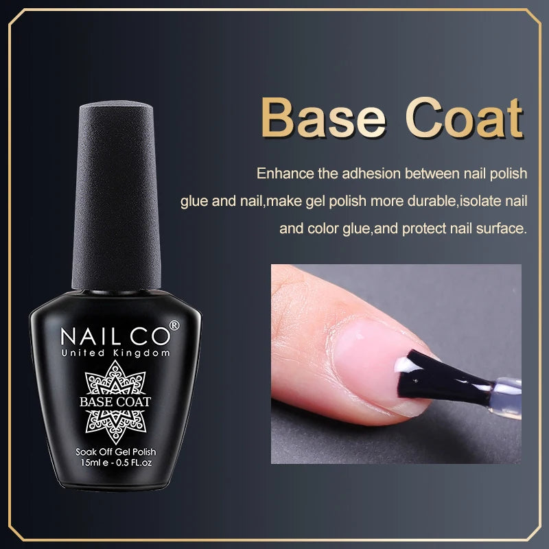 NAILCO 15ml Vernis à ongles Gel Vernis Semi Permanent UV Gel Vernis manucure Vernis Nail Art Nude Gel Poliish