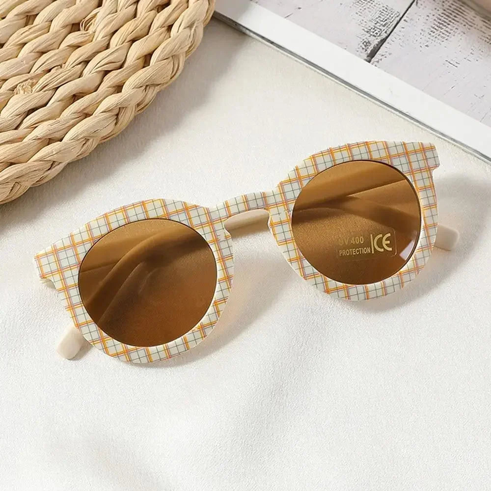Enfants personnalité classique en plein air Protection solaire lunettes de soleil garçons filles couleurs protéger les yeux bébé UV400 lunettes de soleil enfants